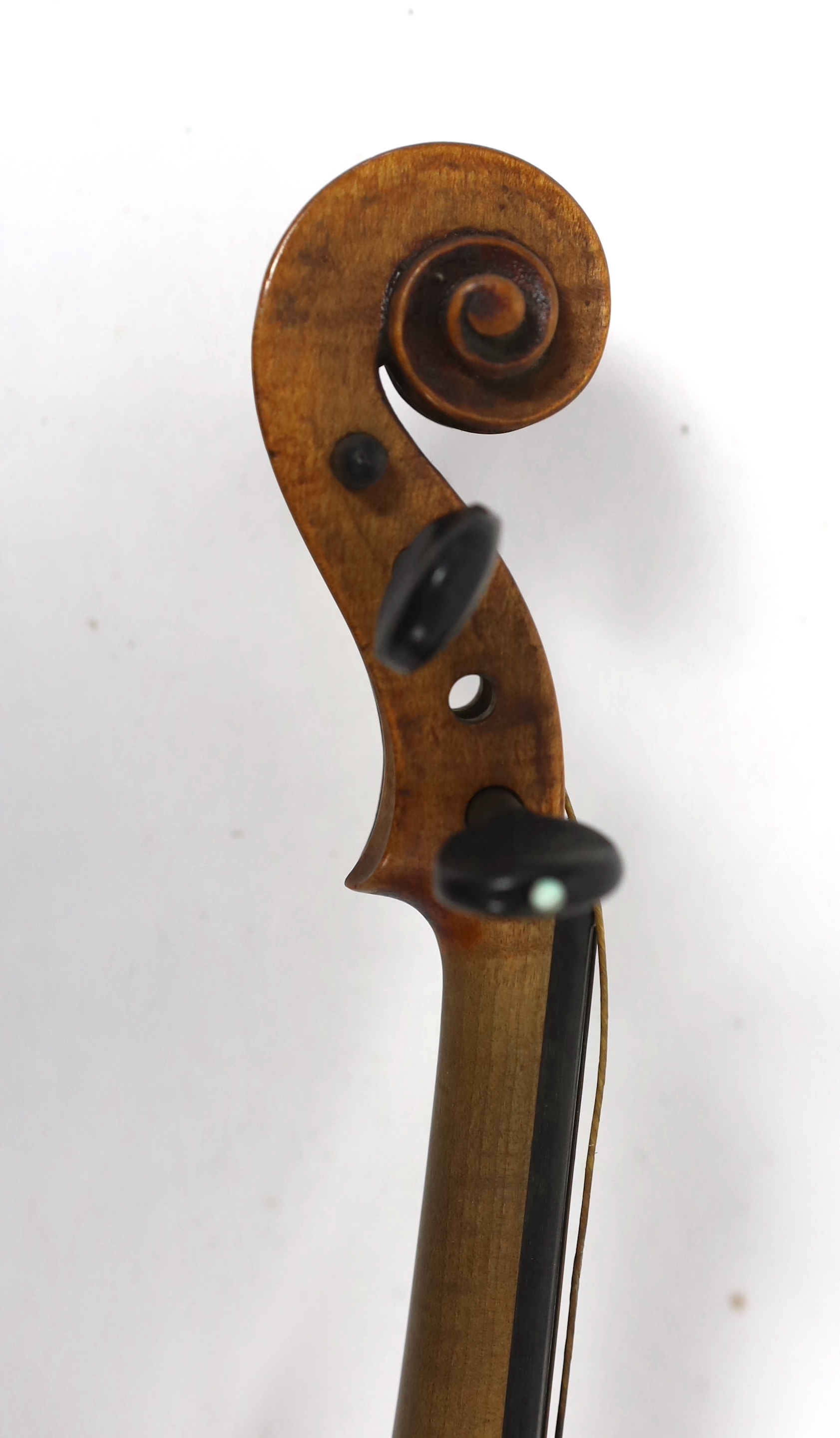 An Italian violin, 2nd half 19th century, length of back 35.5cm